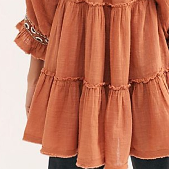 Free People Dreamweaver Embroidered Tunic - Picture 7 of 7